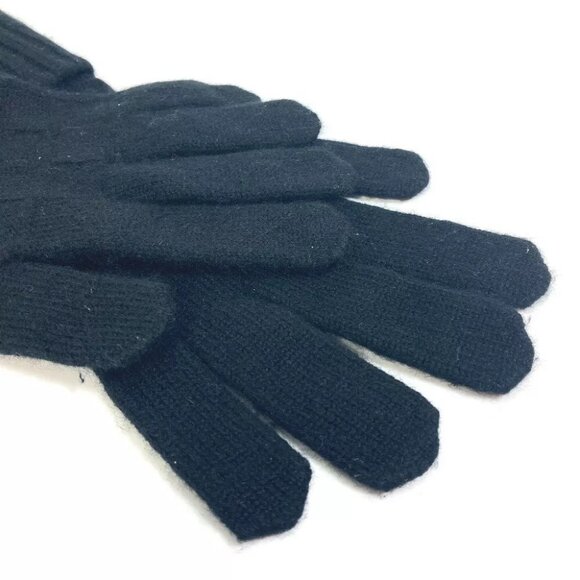 LOUIS VUITTON M72682 Damier Gon Helsinki Glove gloves Cashmere Black - Picture 10 of 16